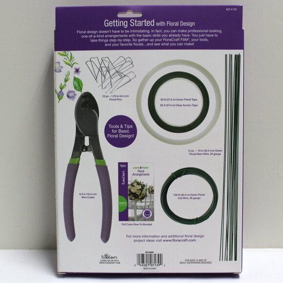 FloraCraft Learn2Make Floral Arrangements Kit - Picture 2 of 6